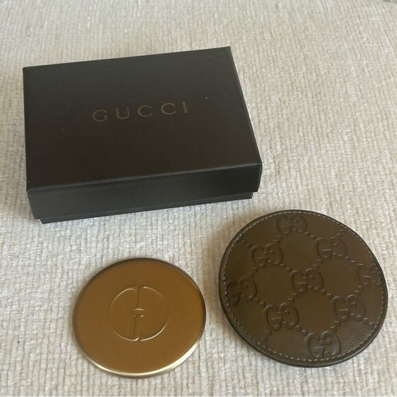 Vintage Gucci Compact Mirror w/ box - Picture 4 of 7